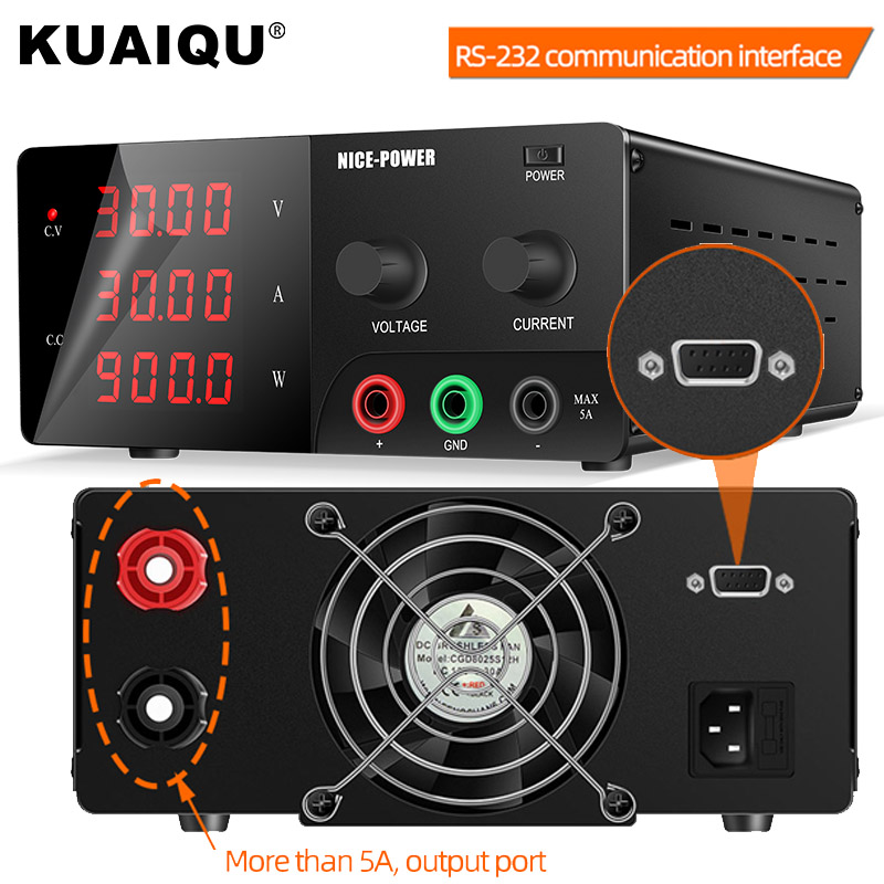 High Power 60V 20A Bench Power Supply - Alimentatore CC regolabile ad alta potenza