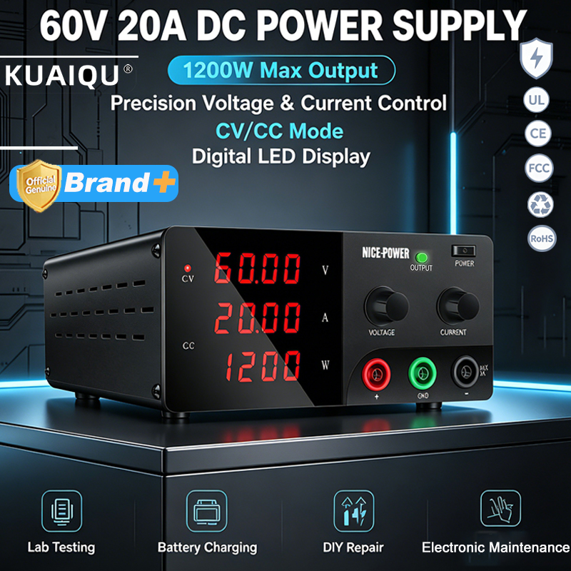 High Power 60V 20A Bench Power Supply - NICE-POWER Alimentatore da Banco ad Alta