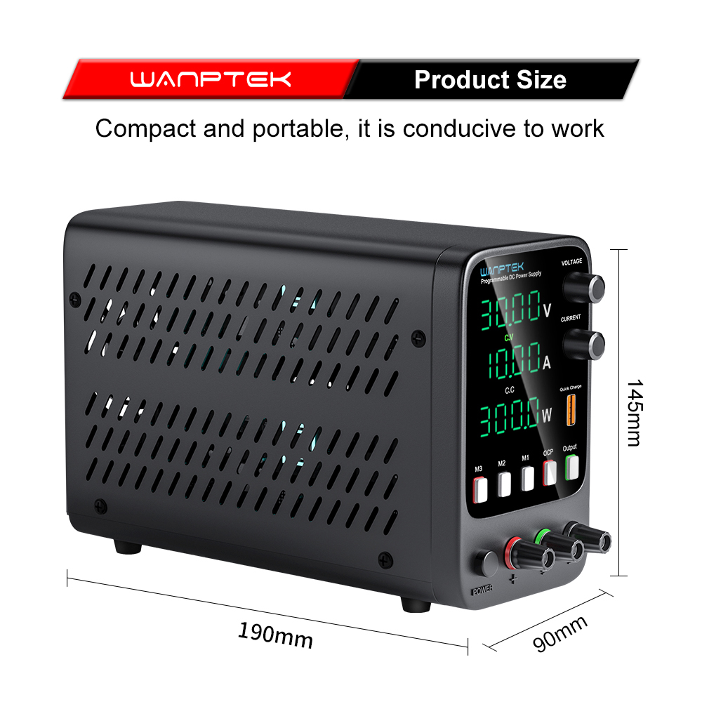 Wanptek Alimentatore CC regola - Programmable Dc Power Supply 60V 10A recensione e prezzo